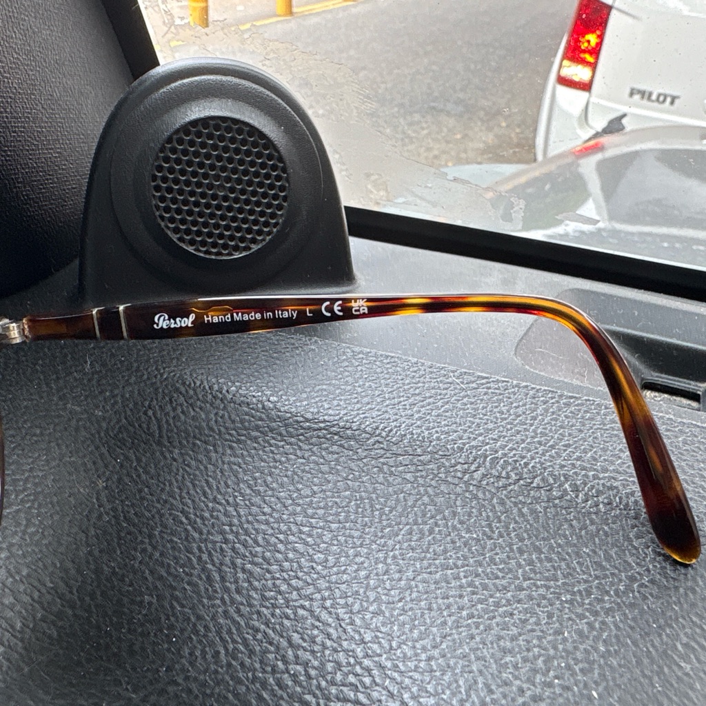 Persol Tortoiseshell Brown Sunglasses Temple Arm